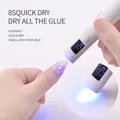 White Mini UV LED Nail Lamp Quick Dry Handheld Gel Polish Curing Nails Dryer USB Cable Professional