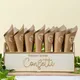 Wooden Wedding Confetti Cone Frame Tray Confetti Cones Stand Box Rustic Wedding Decoration DIY