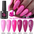 UR SUGAR 7ml Fluorescent Pink Nail Gel Polish Neon Cerise Red Purple Semi-permanent Varnish Soak Off