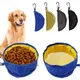 1100ML Big Volume Dog Drinking Container Foldable Dog Water Bowl Food Storage Bag Outdoor Hiking