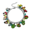 Cartoon Anime Green Monster Shrek Pattern Bracelet Pendants accessories Fashion Jewelry for women