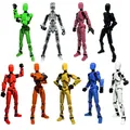 Titan 13 Action Figure 3D stampato Multi-Jointed mobile Lucky 13 Action Figure Nova 13 Action Figure