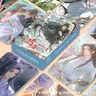 50 fogli/Set Anime Husky e His White Cat Shi Zun Laser LOMO Card Mo Ran Chu Wanning Figure HD