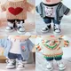 20cm Soft Animal Dolls Clothes Mini Yellow Duck Plush Toy Clothes Cute Plush Dolls Sweater Kids Toy