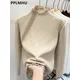 Spring Fall Knit Pullover Tops Women Korean Slim Soft Long Sleeve Sweaters Casual Design Knitwear