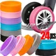 2/24pcs Luggage Wheels Protector Silicone Wheels Caster Shoes Travel Luggage Suitcase Reduce Noise