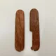 1 Pair CNC Custom Natural Wood Grip Handle Scales For 91MM Victorinox Swiss Army Knives DIY Making