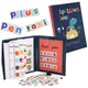 Children Magnetic Spelling Word Books Kids Montessori Game Learning Education English Writing