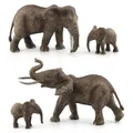 Elephant Action Figure Toys African Elephants Souvenir Home Car Decoration Ornament Toys for