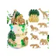 13 PCs Gold Safari Animal Birthday Centerpiece Jungle Animals Cake Decoration Jungle Party Safari