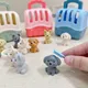 Pet Care Play Set Dog Grooming Toys with Puppy Carrier Feeding Dog Educational Toys for Toddler Kids