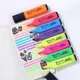 Pastel Flat Single Head Light Color Oblique Drawing Highlighters Fluorescent Pen Markers for School
