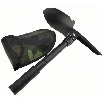 Multifunction Camping Shovel Survival Folding Shovels Military Tactical Shovel Hiking Outdoor Garden Hoe Digging Tool Kit