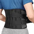 Lumbar Back Belt Men Women Adjustable Back Lumbar Support Belt Breathable Waist Support Brace Strap