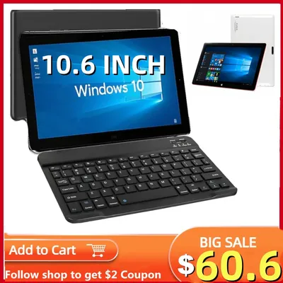 10.6 INCH Ezpad C24S Windows 10 Tablet PC 2GB RAM 32GB ROM Z3735F 32 Bit 1366 x 768 IPS Screen