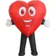 Simbok Wedding Party Supply Happy Red Love Heart Smiling Props Inflatable Love Costume Atmosphere