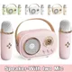 Bluetooth Speaker With 1-2 Wireless Microphone Support Karaoke TF Card FM Play HIFI Bass Handsfree