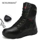 Men Boots Waterproof Safety Shoes Security Steel Toe Cap Military Boots Working Steel Toe