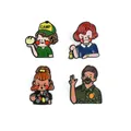 Japanese Anime Lapel Pins Cute Manga Avatar Enamel Badges For Backpacks Eddie Munson Stranger Things