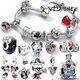 925 Sterling Silver Disney Series Charms Fit Pandora Charms Silver 925 Original Bracelet Beads Charm