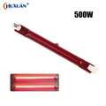 1pcs 500W Red R7 IR Infrared Halogen Outdoor Parasol Heater Tube Bulb Lamp 118mm Home Decoration