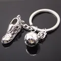 1PCS Creative Football Shoe Stylish and Convenient Keychain Car Keychain Pendant Male and Female