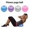 25cm Yoga Ball Explosion-proof Pilates Ball Indoor Balance Exercise Gym Ball for Fitness Workout Home Fitball Training Equipment
