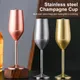 220ML Stainless Steel Red Wine Cup Champagne Flutes Cocktail Goblet Cup Metal Wine Glass Bar
