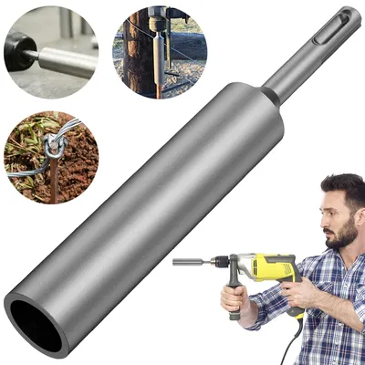 1 to 4 PCS SDS Plus Ground Rod Driver 17mm Earth Stake Grounding Rod Hardened Steel for SDS Plus Rotary Hammer Drill Power Tool