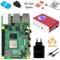 Kit Raspberry Pi 4 Modello B 1 2 4 8 GB + Custodia + Alimentazione + Ventola LED + Dissipatore di