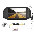 7 Inch Car Rear View Mirror Monitor with Camera Rearview Mirror for Parking Backup TFT LCD HD Screen