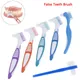 Denture Clean Toothbrush Dedicated Denture Dual Head False Teeth Brushes Cleaner Oral Care Tooth