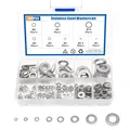 580/360/180Pcs Stainless Steel Flat Washer Plain Washer Flat Gasket Rings Assortment Kit for Sump