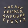 Solid Brass Number 0 to 9 Gold House Number And Letters English Alphabet Home Decor Wall Adhesive
