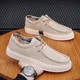 Mens Slip on Casual Shoes Comfortable Canvas Sneakers 2024 Mens Boat Shoes Dude Leisure Breathable