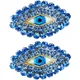 1Piece Blue Bling Crystal Rhinestone Egypt Evil Eye Patch Repair