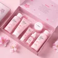 LAIKOU Sakura Skin Care Sets Facial Cleanser Eye Creams Face Cream Serum Lotion Toner Moisturizing