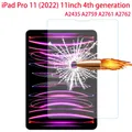 Tempered Glass For Apple iPad Pro 11 inch 2022 4th Gen A2435 A2759 A2761 A2762 Screen Protector For