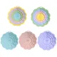 5pcs Silicone Microwave Bowl Cover Food Wrap Bowl Pot Lid Food Fresh Cover Pan Lid Stopper Bowl