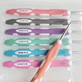 9Pcs/Set Ergonomic Crochet Hook Set Crochet Needles Knitting Needle Sewing Accessories DIY Hand-made