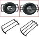 Car Accessories Audio Speaker Subwoofer Protector Grille Cover Trim Decorative Metal Matte Black