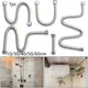 G1/2" Stainless Steel Shower Hose Long Bathroom Shower Water Hose Extension Plumbing Pipe Showerhead