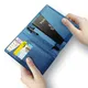 Elastic Band Leather Passport Cover RFID Blocking for Cards Travel Passport Holder Wallet Document