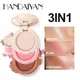 Contouring Highlight Blush 3 In 1 All-in-one Palette Face Brightening Matte Eye Shadow Contouring