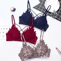 Sexy Women Lace Floral Embroidery Bralette Sexy Lingerie Comfort Seamless Adjusted Bras For Women