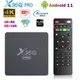 X96q pro tv box android 11.0 allwinner H313 quad core 2.4G WIFi HDR10 4K 2GB 16GB Molti lettore