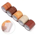5M/Roll Skirting Line Floor Sticker Realistic Wood Grain Repair Adhesive Duct Tape Floor Furniture