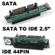 Sata 7+15P Female to 2.5 inch IDE Female 44 pin Adapter Converter Serial PC Computer hard disk