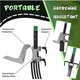 Portable Digging Aid Stainless Steel Garden Assistant Spade Fork Attachment Foot Weeding Help Weeder