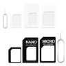 4 in 1 Convertire Nano SIM Card per Micro Adattatore Standard Per il iPhone per Samsung 4G LTE USB